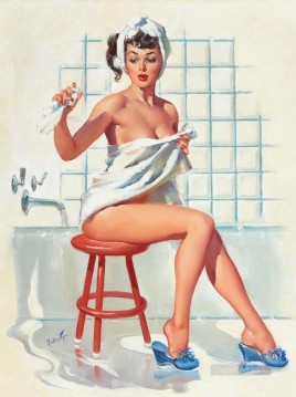 Artworks in 150 Subjects Painting - Gil Elvgren pin up 52